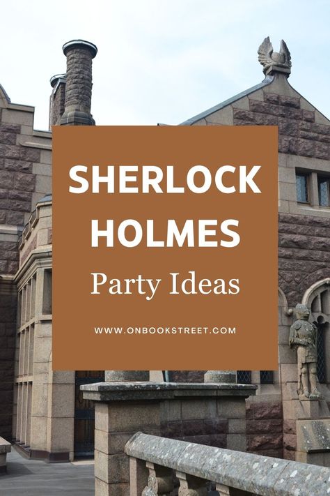 How to Host a Sherlock Holmes Themed Party: Whether you're planning to celebrate a birthday, an anniversary, or just a gathering of fellow enthusiasts, get ready to step into the shoes of the great detective and let the game begin! Let's have a look at party invitations, Sherlock Holmes party decoration, snack ideas, party favors, Sherlock Holmes quizzes and games, and much more. Read now or save for later! Mystery Theme Party Decoration, Sherlock Themed Party, Detective Party Ideas, Sherlock Holmes Birthday Party Ideas, Sherlock Holmes Party Decorations, Clue Birthday Party Ideas, Detective Party Decorations, Sherlock Holmes Party Ideas, Detective Theme Party