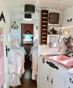 Kombi Trailer, Chuck Box, Camper Remodeling, Kombi Home, Trailer Interior, Vintage Housewife, Modern Rustic Farmhouse, Vintage Rv, Rv Makeover