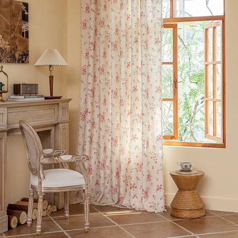 Dining Room Aesthetic, Room Aesthetic Decor, Farmhouse Window Treatments, Living Room Rustic, Classic Curtains, Window Curtains Living Room, Window Curtains Bedroom, Bohemian Curtains, Curtain Room