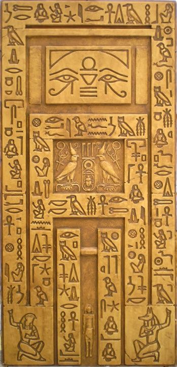 False Door, Egyptian Style, Ancient Egyptian, Ancient Egypt, Egypt, Not Found, Writing, Wall