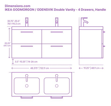 Double Sink Cabinet, Ikea Godmorgon, Architecture Design Process, Cabinet Options, Fixtures Bathroom, Bathroom Furnishings, Custom Vanity, Guest Bathrooms, Floating Vanity