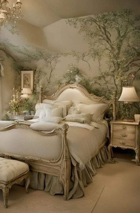 Whimsical Rooms, Enchanted Bedroom, Victorian Bedroom, French Bedroom, Cottage Bedroom, Pretty Bedroom, Dream House Rooms, Dreamy Bedrooms, Room Design Bedroom