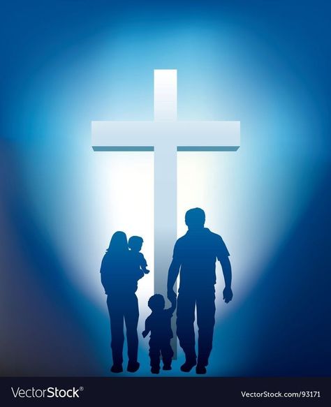 Family Silhouette, Church Images, Church Backgrounds, Jesus Artwork, Christian Family, Church Pictures, Christian Images, Jesus Christ Images, Emotional Photography