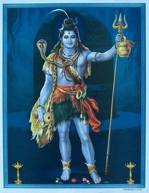 Lord Shiva Shiv Shankar Standing Poster 9x11 9793 Lord Shiva Standing Images, Shiv Sankar, Ganesha Photos, Bhole Baba, Astrology Tips, Shiv Shankar, Aadi Shakti, Lord Siva, Shiva Tattoo