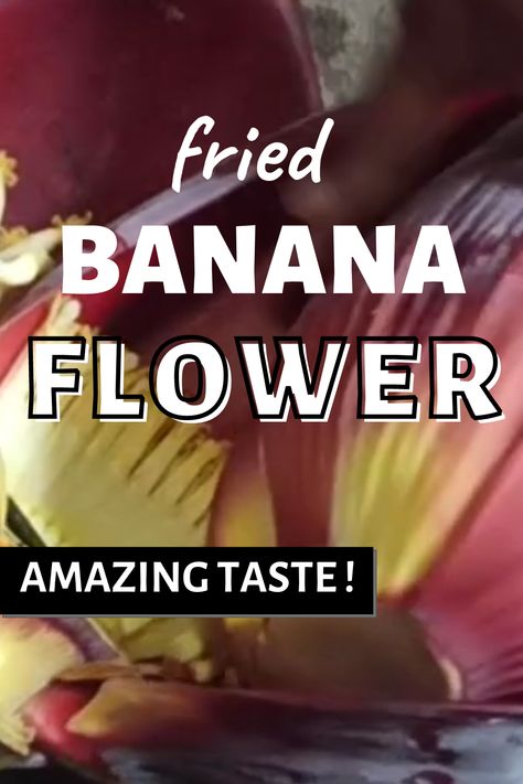 Super delicious stir fry banana flower recipes. Amazing taste ! Banana Flower Recipe, Flower Recipe, Village Cooking, Flower Recipes, Banana Flower, Fried Bananas, Flower Food, Cooking Ideas, Stir Fry