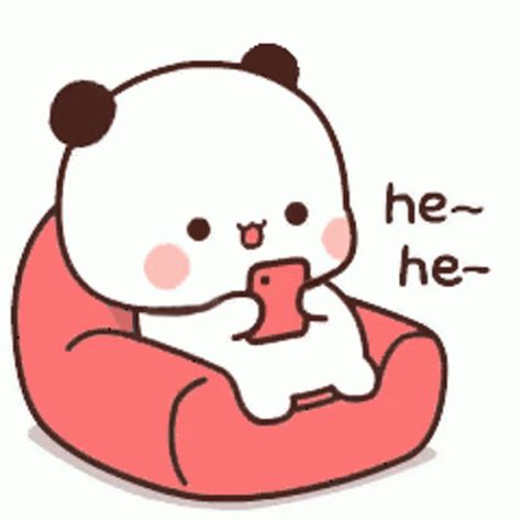 Cute Panda Sticker - Cute Panda - Discover & Share GIFs Laugh Sticker, Cutie Cat-chan, Panda Emoji, Panda Gif, Peach Goma, Bubu And Dudu, Milk And Mocha, 동화 삽화, Bunny Cartoon