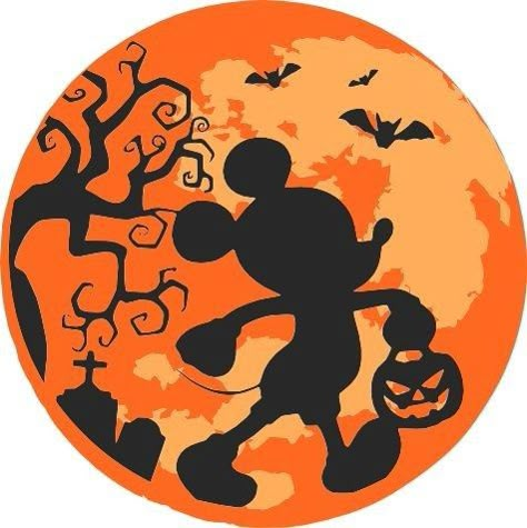 Disney Halloween Svg, Halloween Rocks, Mickey Mouse Halloween, Images Disney, Mickey Halloween, Adornos Halloween, Cricut Halloween, Halloween Vector, Clipart Silhouette