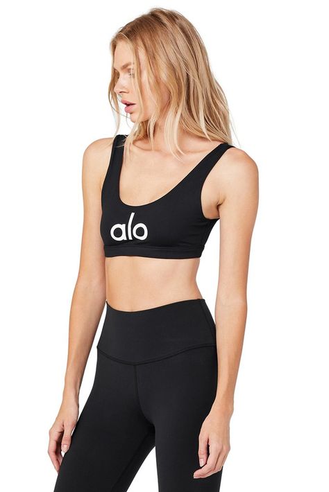 Ambient Logo Bra | Women's Yoga Bras | Alo Yoga Logo Light, Tech Updates, Woman Back, Yoga Bra, Corset Style, Shopper Tote, Alo Yoga, Bra Women, Yoga Women