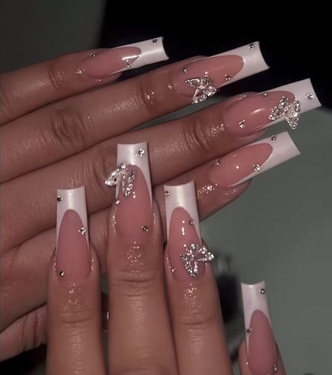 Graduation Nails Acrylic, The Best Nails, Nails Acrylic Coffin, Quinceanera Nails, Nails Art Ideas, Best Nails, Graduation Nails, Girly Acrylic Nails, Acrylic Coffin