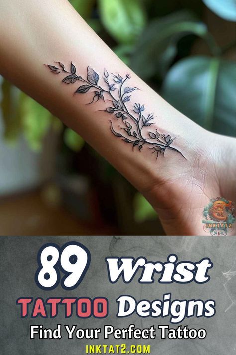 Wrist Tattoo Designs For Women, Floral Wrist Tattoo, Coverup Wrist Tattoos For Women, Watercolor Tattoos For Women, Wrist Tattoo Design, Guadalupe Tattoo, Blue Ink Tattoos, Cover Up Tattoos For Women, Wrist Bracelet Tattoo