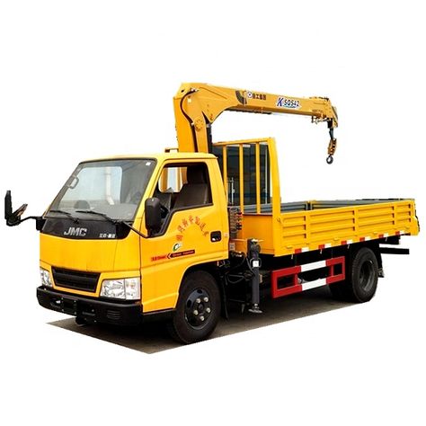 JMC 3ton truck with crane Crane Truck, Truck Mounted Crane, Fuel Truck, Truck Cranes, Garbage Truck, Hydraulic Systems, Tow Truck, New Crafts, Trucks