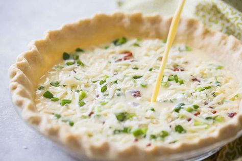 Dinner Quiche Recipes, Easter Breakfast Brunch, Ham And Spinach Quiche, Sausage Quiche Recipes, Basic Quiche Recipe, Broccoli Quiche Recipes, Broccoli Sausage, Sausage Quiche, Onion Quiche