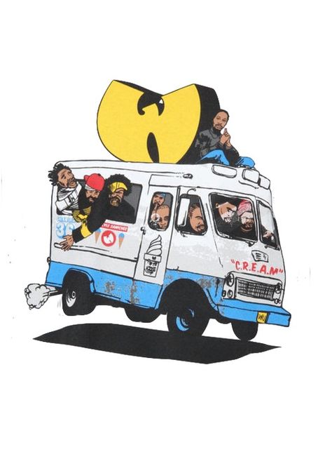 Wu Ice Cream Truck Wu Tang Tattoo, Hip Hop Artwork, Real Hip Hop, Wu Tang Clan, Hip Hop Art, Wu Tang, Dope Art, Hip Hop Culture, Hip Hop Music