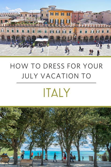 Don't let the summer heat and crowds deter you from traveling to Italy in July. Our blog post has insider tips on packing light and staying cool while exploring the country's top attractions. How To Dress In Italy, Italy In July, What To Pack For Italy, Vacation To Italy, 2 Weeks In Italy, Italy Packing List, What To Wear In Italy, Traveling To Italy, Europe 2024