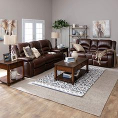 Brown Leather Living Room Furniture, Brown Leather Living Room, Remote Storage, Brown Leather Furniture, Brown Sofa Living Room, Cheap Living Room Sets, Affordable Living Room Furniture, Leather Couches Living Room, Brown Couch Living Room