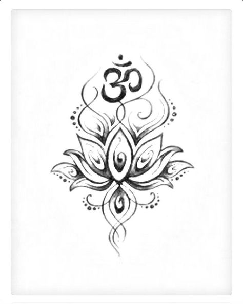 Ooh. This is much closer to what I had in mind for a lotus tattoo. Tato Phoenix, Lotusblume Tattoo, Icon Tattoo, Lotus Flower Tattoo Design, Yoga Tattoos, Hamsa Tattoo, Om Tattoo, Disney Tattoo, Geniale Tattoos