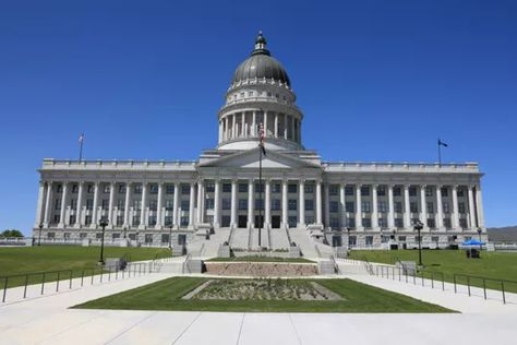 Salt Lake City's Most Iconic Buildings Housewives Of Salt Lake City, Capital Building, Salt Lake City Downtown, Great Salt Lake, Therapy Practice, Ancient Greek Architecture, World Places, Grand Mosque, Capitol Building