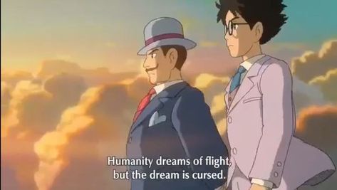 The Wind Rises Quotes, The Wind Rises, Rise Quotes, Wind Rises, Ghibli Movies, Soul Quotes, Cartoon Quotes, Hayao Miyazaki, Anime Quotes