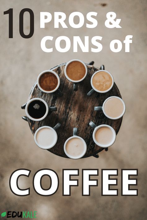 Is coffee bad for you? Or is coffee good for you? Coffee is one of the most widely consumed beverages in the world. Its comforting taste and caffeine boost are relied on by many. But is coffee healthy? Controversies regarding the health benefits of coffee still exist. So is coffee good for you or should you ditch coffee? Here are the pros and cons of coffee, including coffee health facts and side effects of coffee. #coffee #iscoffeebadforyou Coffee Bad, Benefits Of Drinking Coffee, Coffee Health, Coffee Guide, Coffee Facts, Java Burn, Too Much Coffee, Coffee Health Benefits, Coffee Benefits