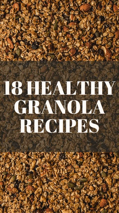 Gluten Free Dairy Free Granola, Healthy Granola Recipes, Homemade Cookie Butter, Gluten Free Granola Recipe, Vegan Granola Recipe, Healthy Homemade Granola Recipe, Popular Pasta Recipes, Homemade Granola Healthy, Granola Recipe Healthy