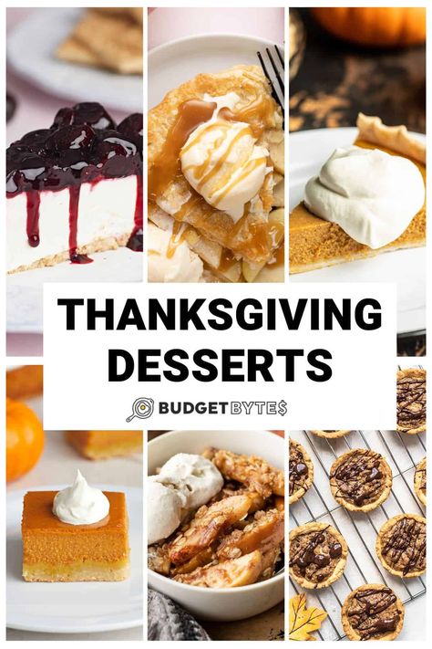 Over 13 Easy Thanksgiving Desserts including rich, velvety pumpkin pie, delicious apple pie, easy chocolate cakes, mini pecan pies, and more! Best Thanksgiving Desserts, Easy Thanksgiving Desserts, Vegan Thanksgiving Dessert, Thanksgiving Dessert Recipes, Thanksgiving Meals, Fun Thanksgiving Desserts, Southern Thanksgiving, Yeast Donuts, Thanksgiving 2022