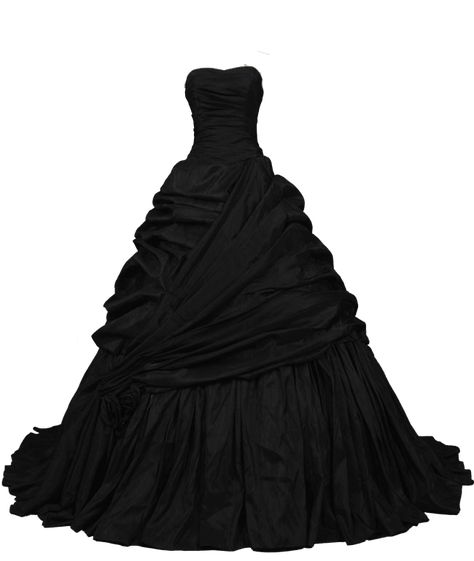 slayyyy Black Bridal Dresses, Dress Png, Long Black Evening Dress, Black Ball Gown, Black Evening Gown, Gothic Wedding Dress, Kohls Dresses, Black Bridal, Looks Party