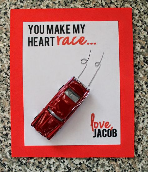 Car Valentine, Car Guy Valentines Gifts, You Make My Heart Race, You Still Make My Heart Race, You Make My Heart Race Valentine, Car Guy Valentines Card, Cute Boyfriend Gifts, Marriage Proposals, Fast And Furious