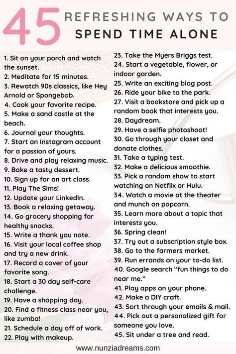 Ways To Spend Time Alone, Spending Time Alone, Spend Time Alone, Social Battery, Freetime Activities, What To Do When Bored, Time Alone, Things To Do At Home, Productive Things To Do