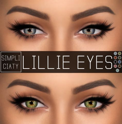 [ Simpliciaty ] LILLIE EYES | Sims 4 Updates -♦- Sims 4 Finds & Sims 4 Must Haves -♦- Free Sims 4 Downloads Sims 4 Face Peircings, Sims4 Makeup, Cc Eyes, Sims Makeup, Cc Makeup, Sims 4 Cc Eyes, The Sims 4 Skin, Pelo Sims, Sims 4 Cc Makeup