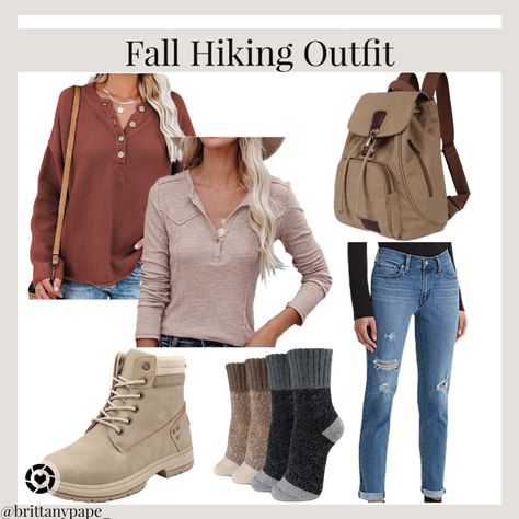 Fall Outfit Travel, Womens Hiking, Tan Shirt, Outfit Travel, Hiking Accessories, Find Amazon, Hiking Bag, Backpack Fashion, Hiking Socks