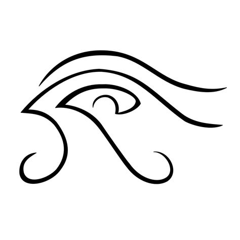 The eye Eye Of Horus Tattoo Feminine, Eye Of Horus Tattoo Design, Horus Tattoo Design, Eye Of Horus Tattoo, Horus Tattoo, Mantra Tattoo, Flower Tattoo Drawings, Eye Of Ra, Original Tattoos