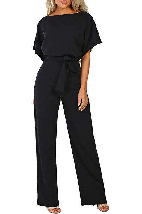 Amazon.de : Hochzeitsoutfit damen Jumpsuit Damen Elegant, Jumpsuit Elegante, Pant Outfits For Women, Womens Summer Jumpsuits, Pant Romper, Loose Romper, Long Pants Outfit, Romper Long Pants, Long Pant Jumpsuit