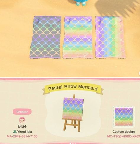 Mermaid Towel, Animal Crossing 3ds, Animal Crossing Funny, Ac New Leaf, Animal Crossing Memes, Animal Crossing Guide, Animal Crossing Qr Codes Clothes, Animal Crossing Wild World, Qr Codes Animal Crossing