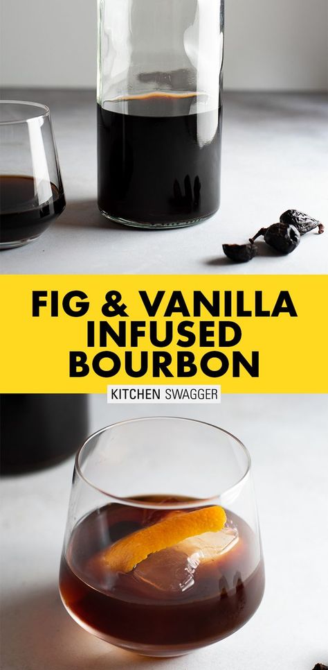 Infused Bourbon, Infused Liquors, Bourbon Recipes, Glass Containers With Lids, Mezcal Cocktails, Date Night Recipes, Strawberry Wine, Vanilla Beans, Bourbon Cocktails