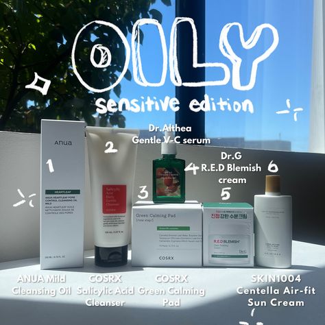 Sensitive skin we’ve got your covered 🫧🥹 It’s normal that NOT❌ every popular product works on you Combo, Oily, Dry and Normal skin have different skin concerns, the key is to use the right steps and products for your skin🧖‍♀️✨  If you are a beginner to build your routine, here’s the step by step guide: 1️⃣ Oil Cleanser 2️⃣ Water-based Foam 3️⃣ Toner/ Toner pad 4️⃣ Serum 5️⃣ Moisturiser 6️⃣ Sunscreen (rmb to put on everyday !!) DM us to ask for product recommendation 📩 find all skin... Combination Skin Care Routine, Product Recommendation, Dry Skin Care Routine, Oil Cleanser, Dry Skin Care, Sun Cream, Almost Perfect, Normal Skin, Cleansing Oil