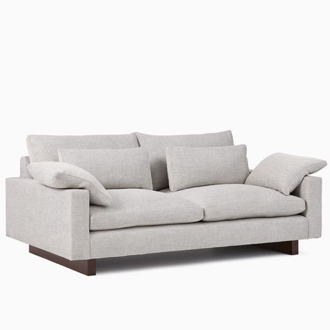 West Elm Harmony, Modern Living Room Sofas, Harmony Sofa, Henry Sofa, Most Comfortable Couch, Comfortable Couch, Living Room Sofas, Mid Century Sofa, Wood Sofa