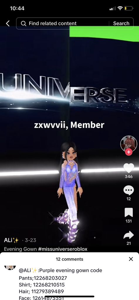 Euphoria Roblox Outfits Codes, Roblox Gown Code, Dti Roblox Theme Miss Universe, Miss Universe Roblox Code Dress, Met Gala Roblox Codes, Miss Universe Roblox Code Gown, Miss Universe Roblox Code, Galaxy/space Fashion Outfit Royale High, Cap Code