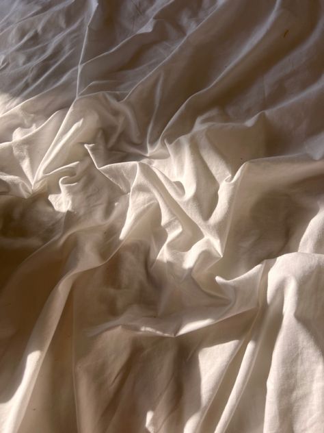 #bed #bedsheet #morning #light Nostalgia Photography, Unmade Bed, Bed Aesthetic, Messy Bed, White Bed Sheets, Winter Campaign, Sun Shadow, Extreme Close Up, White Sheets