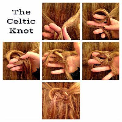 Knot Hairstyle, Celtic Knot Hair, Celtic Braid, Celtic Hair, Short Hair Model, Long Hair Tips, Knot Braid, Hair Knot, Athletic Hairstyles