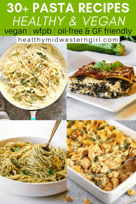 Vegan Pasta Recipe, Healthy Vegan Pasta, Pasta Toppings, Healthy Pasta Dishes, Veggie Pasta Salad, Pastas Recipes, Plant Based Diet Recipes, Wfpb Recipes, Plant Based Whole Foods