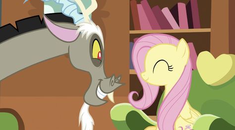 Fluttershy And Discord, Magic Orb, Mlp Memes, Baby Pony, My Little Pony Characters, Mlp Pony, Fluttershy, Matching Pfp, Ponies