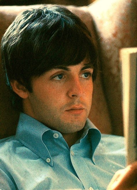 Sir Paul Paul Mccartney, A Book, A Man, Reading, Blue