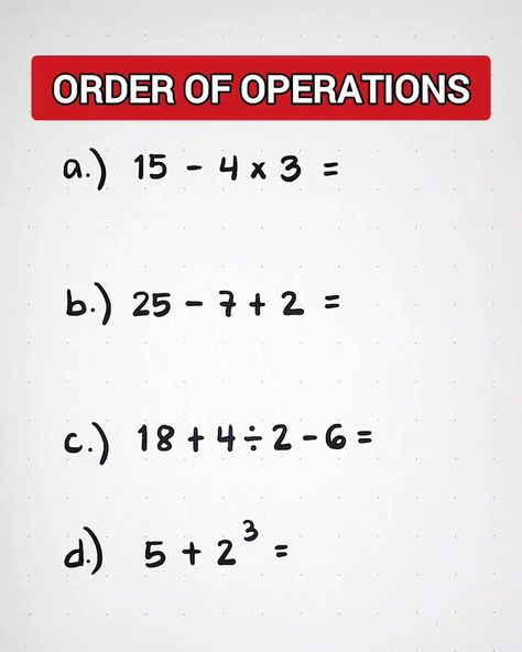 Pemdas Math, Pemdas Order Of Operations, Letter Writing Worksheets, Math Hacks, Order Of Operations, Math Tutor, Studying Math, Math Tricks, Writing Worksheets