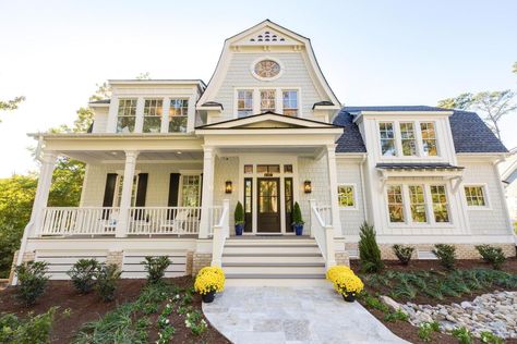 Newport Style Home, Alexander Home, Eagle Nest, Stucco Exterior, Contemporary Exterior, Virginia Beach Va, Coastal Farmhouse, New Build, Exterior Siding