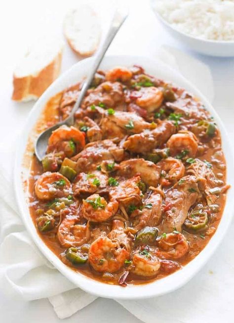 26 Soulful And Celebratory Recipes To Make For Juneteenth Best Gumbo Recipe, Easy Gumbo, Gumbo Recipe Easy, Okra Gumbo, Shrimp And Sausage Gumbo, Seafood Gumbo Recipe, Gumbo Recipe Sausage, Shrimp Gumbo, Shrimp Sausage