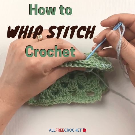 Whipstitch Crochet, Whip Stitch Crochet, Joining Granny Squares, Crochet Granny Squares, Crochet Crowd, Whip Stitch, All Free Crochet, Crochet Blocks, Afghan Crochet