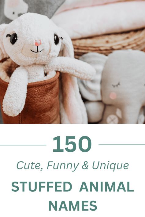 stuffed animals and teddy bears Cute Stuffed Animals Names, Stuff Animal Names Ideas, Cute Names For Stuffed Animals, Stuffed Animal Names Ideas, Cute Names For Plushies, Names For Teddy Bears, Stuffed Animal Names, Cute Animal Names, Funny Teddy Bear