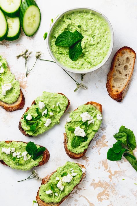 Spring Pea and Feta Dip Edamame Pesto, Spring Appetizers, Healthy Beans, Spring Recipe, Spring Peas, Ambitious Kitchen, Feta Dip, Spring Vegetables, Spring Recipes