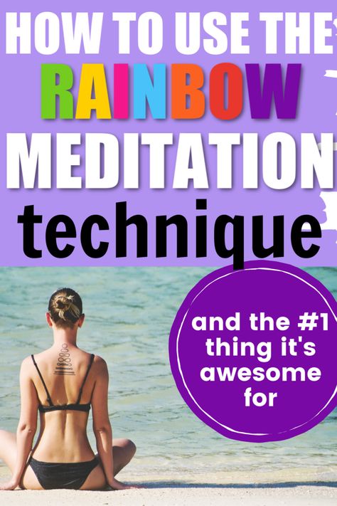 Rainbow Meditation, Different Types Of Meditation, How To Meditate, Types Of Meditation, The Chakras, Energy Centers, Meditation For Beginners, Finding Inner Peace, High Vibes