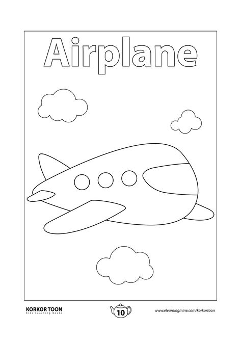 Transportation Coloring Pages Preschool, Air Transportation Activities, Transportation Coloring Pages, Lets Have Fun, Alphabet Writing Worksheets, Transportation Activities, Transportation Preschool, Lesson Plans For Toddlers, Vocabulary Book